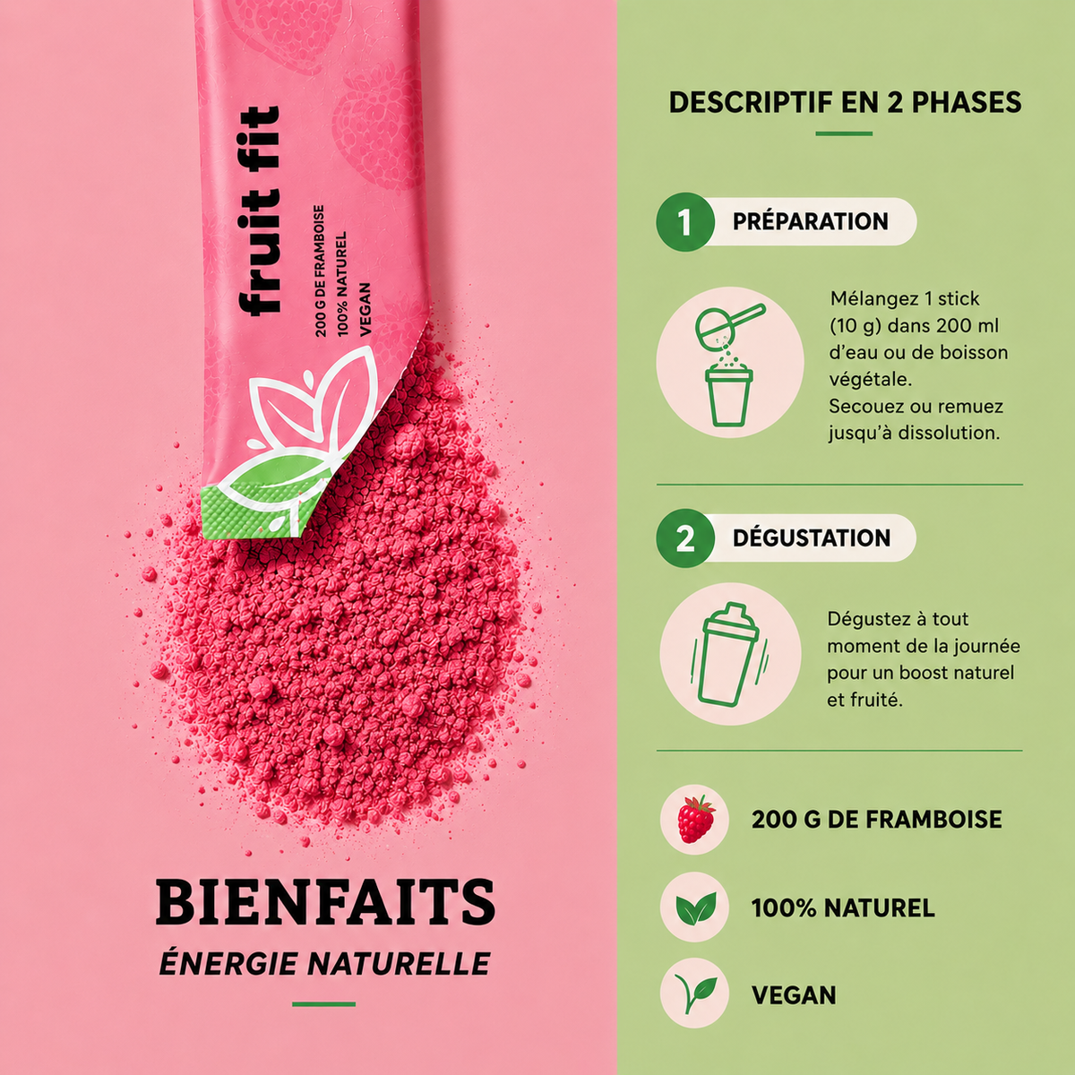 Fruifit — Framboise 100%