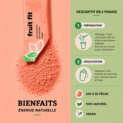 Fruifit — Pêche 100%